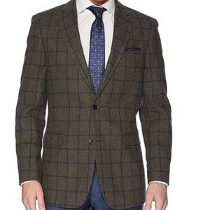 Tommy Hilfiger Wool Blend Sports Coat in Gray Windowpane